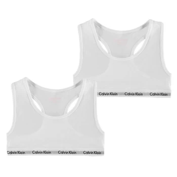 Image of Calvin Klein 2 Pack Bralets - White