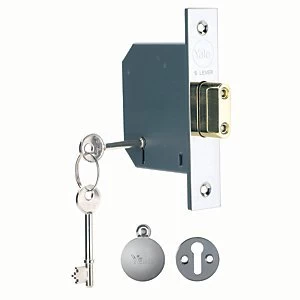 Image of Yale P-M552-CH-65 5 Lever Deadlock - Chrome 64mm