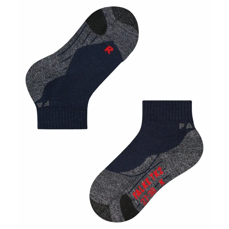 Image of Children's socks Falke TK2 courtes Bleu Unisex 23/26