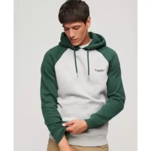 Image of Essential Baseball Hoodie in Cotton Mix