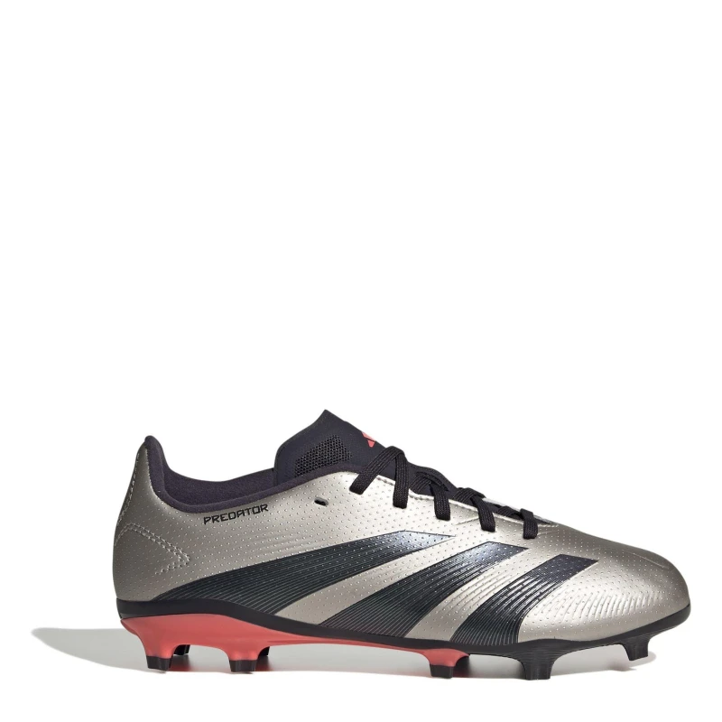 Image of adidas Predator League Children's Firm Ground Football Boots - Silver Silver 5