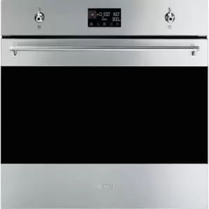 Image of SMEG Classic SO6302M2X Built In Combination Microwave Oven - Stainless Steel