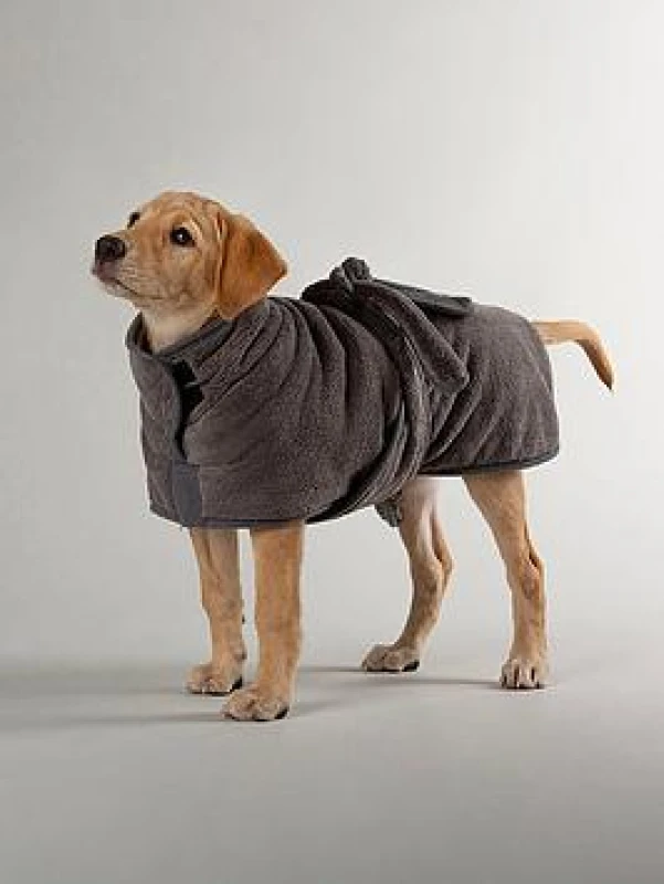 Image of Scruffs Expedition Deluxe Dog Drying Robe - Large - Grey APP/RCD/668067