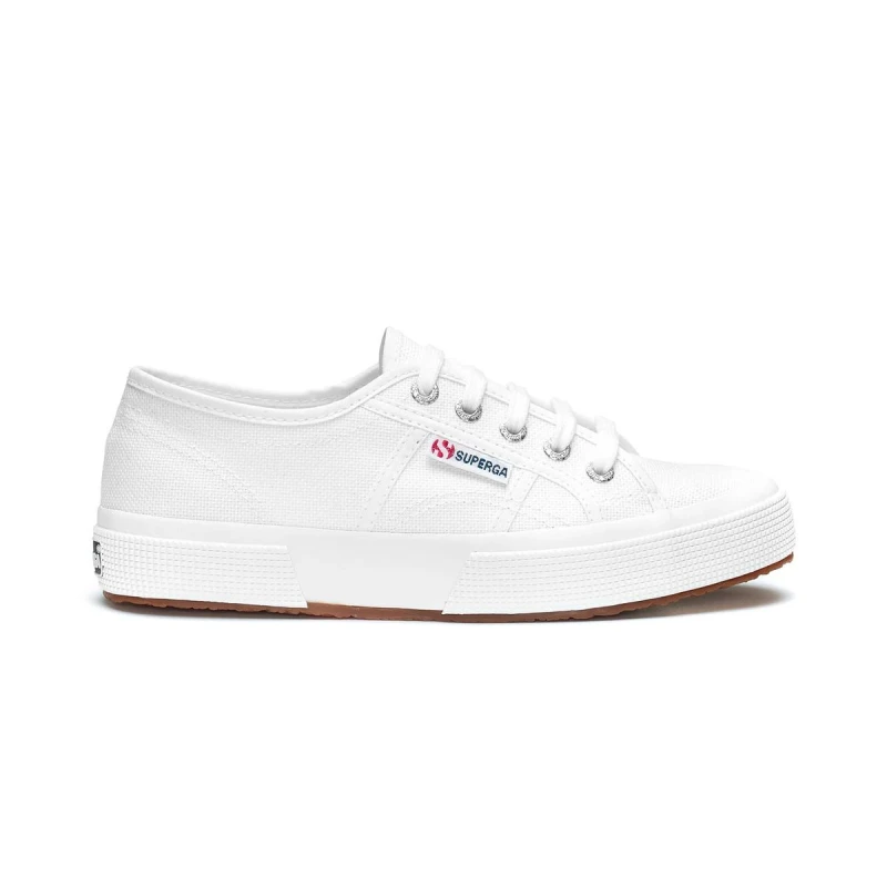 Image of Superga Mens 2750 Cotu Classic Logo Trainers in White Size: 4 White Male 4