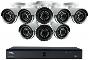 Image of Lorex 16 Channel 4MP 2TB DVR and 8 Camera CCTV