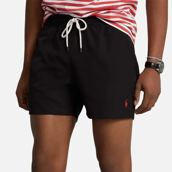 Image of Polo Ralph Lauren Traveler Shell Swimming Trunks - XXL Black Swimwear and Beachwear male 710907255002 XXL