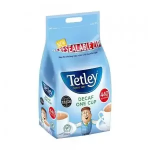 Image of Tetley One Cup Decaffeinated Tea Bags Pack 440 NWT1575 39533NT