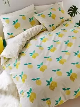 Image of Sassy B Lemon Zest Duvet Set Yellow - Db