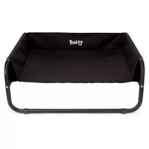 Image of Bunty Black Waterproof Raised Dog Bed Black