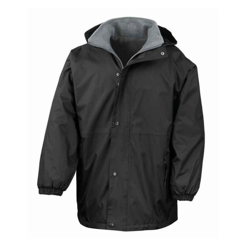 Image of Result Result Men StormDri 4000 Reversible Waterproof Jacket in Black Size: Small Black S Male 5063470693689