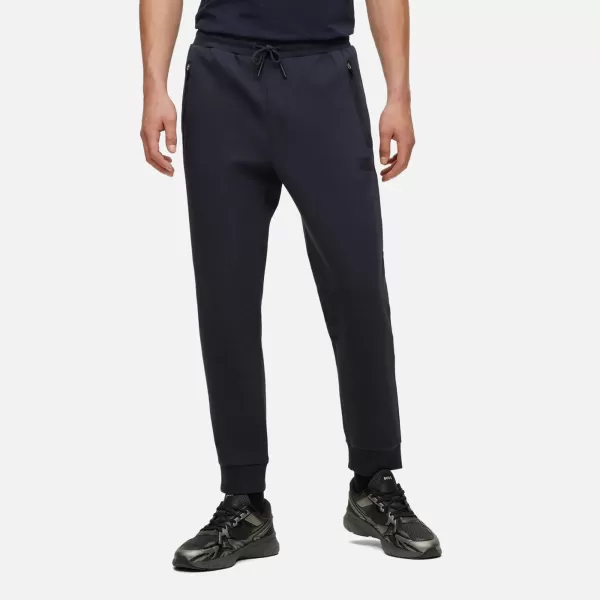 Image of BOSS Green Hadiko 1 Cotton-Blend Joggers - M