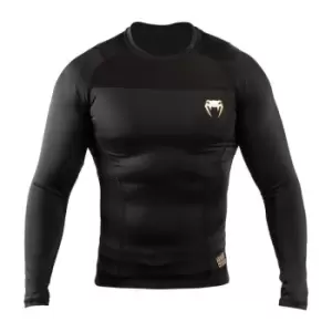 Image of Venum Get Fit Long Sleeve Base Layer Top Mens - Black