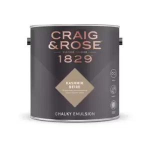 Image of Craig & Rose Chalky Emulsion Kashmir Beige - 5L