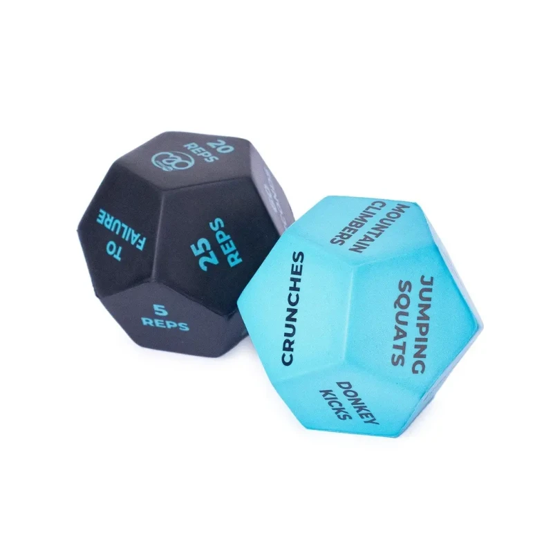 Image of 12-sided die Fitness-Mad Mad Bleu Unisex 10 cm
