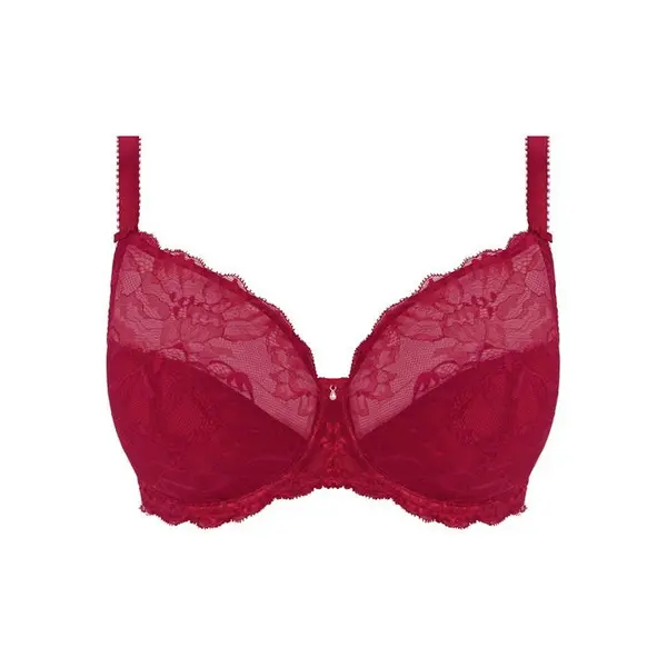Image of Fantasie Aubree Underwired Side Support Bra 34D Red 42402408344