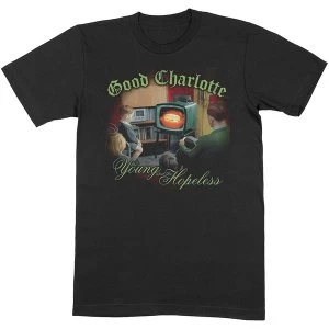 Image of Good Charlotte - Young & Hopeless Unisex Medium T-Shirt - Black