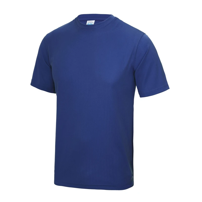 Image of AWDis AWDis Men Just Cool Performance Plain T-Shirt in Blue Size: X-Small Blue XS Male 5055805330963