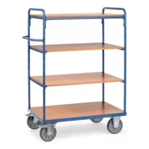 Image of Slingsby Melamine Shelved Trolley 1800MM High With 4 x 600MM Deep Shelves