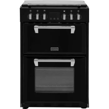Image of Stoves Richmond600E 60cm Electric Cooker with Ceramic Hob - Black - A/A Rated