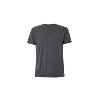 Image of Oakley HEATHERED TOP T-SHIRT - DARK GREY HTHR - L