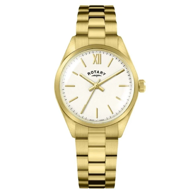 Image of Rotary RLB10006/01 Heritage Gold Tone Bracelet Watch - W64216