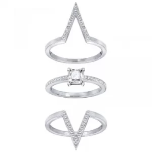 Image of Swarovski Funk Ring Set Size 58