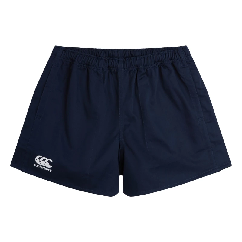 Image of Canterbury Canterbury Men Professional Cotton Shorts in Navy Size: X-Small Navy XS Male 5063806437826