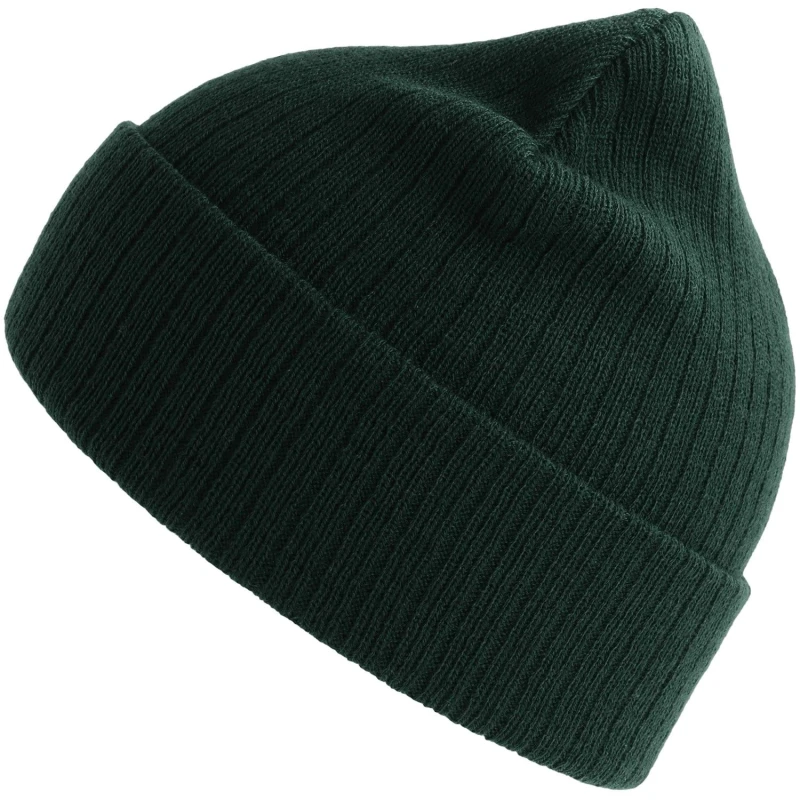 Image of Atlantis Atlantis Men Rio Ribbed Beanie in Bottle Green Bottle Green One Size Male 5063470815265