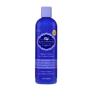 Image of HASK Blue Chamomile Argan Blonde Purple Conditioner 355ml