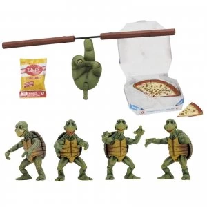 Image of NECA TMNT - 1/4 Scale Action Figures - Baby Turtles Set (1990 Movie)