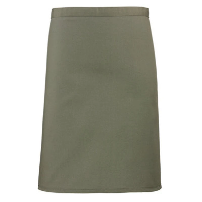 Image of Premier Premier Colours Mid Length Apron in Mid Grey Mid Grey One Size Unisex 5063470681297