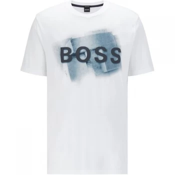 Image of Hugo Boss TLogo T-Shirt White Size S Men