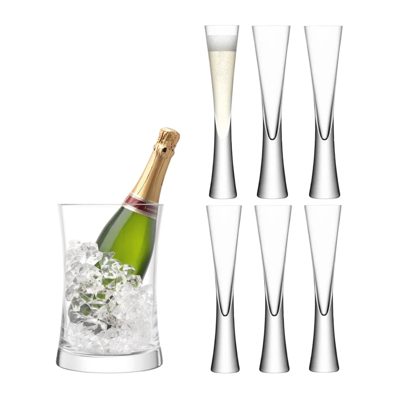 Image of Lsa Moya 7 Piece Champagne Serving Set