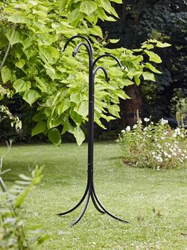 Image of Smart Garden Hanging Garden Titan 4-Way Garden Hanger, Black 6040203