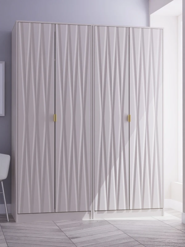 Image of Unbranded|Welcome Remi 4 Door Wardrobe Natural JG59507