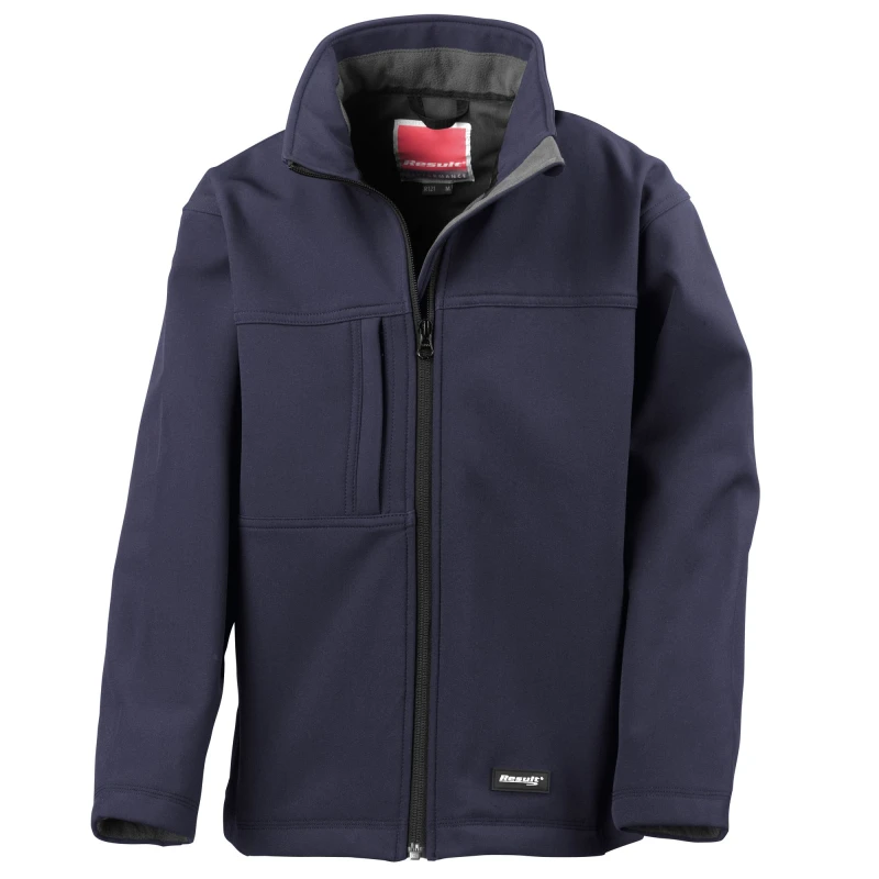 Image of Result Waterproof Classic Softshell 3 Layer Jacket in Navy Size: XS Navy Unisex XS