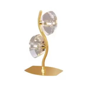 Image of Alfa Table Lamp 2 Light G9 French Gold