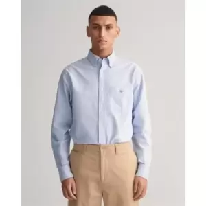 Image of Gant Reg Oxford Shirt Light Pink S - Blue