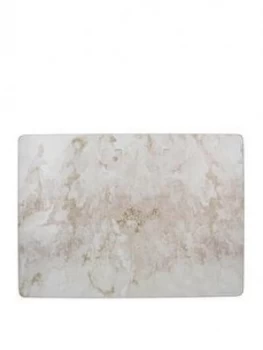 Image of Creative Tops Set Of 4 Large Grey Marble Placemats