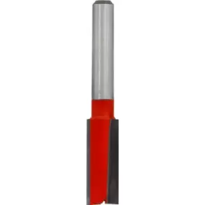 Image of Freud Double Flute Straight Router Bit 10mm 25.4mm 1/4"