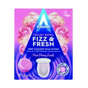 Image of Toilet Cleaner Tablets Pink Packed 8 (Pack of 12) AST02107