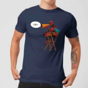 Image of Marvel Deadpool Director Cut Mens T-Shirt - Navy - M