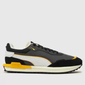Image of PUMA Blue & Yellow City Rider Electric Trainers