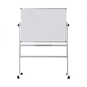 Image of Bi-Office Maya Non-Magnetic Gridded Revolver Plus Board 1500 x 1200 mm