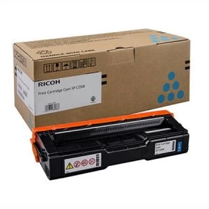 Image of Ricoh 407544 Cyan Laser Toner Ink Cartridge
