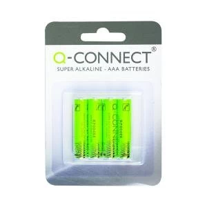 Image of Q-Connect AAA Battery Pack of 4 KF00488