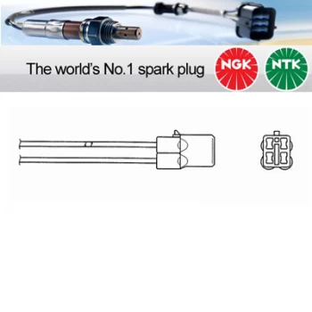 Image of NGK OZA577-H17 / 0007 Lambda Sensor Zirconia Type Oxygen O2 Exhaust Probe