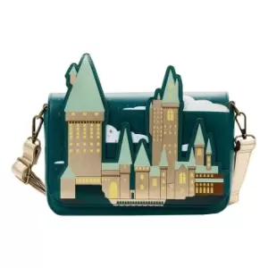Image of Harry Potter by Loungefly Crossbody Golden Hogwarts