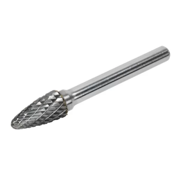 Image of Genuine SEALEY SDB05 Tungsten Carbide Rotary Burr Arc Round yesse 10mm