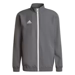 Image of adidas Entrada 22 Presentation Track Top Mens - Grey